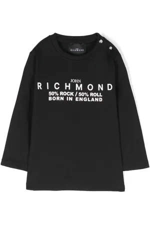 John Richmond Playera con logo estampado