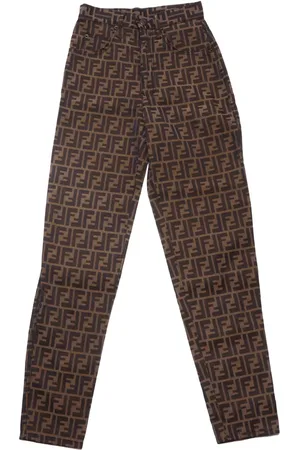 Fendi Pantalones con motivo Zucca