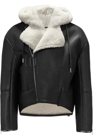 J.W.Anderson Chamarra biker con ribete texturizado