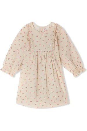 BONPOINT Vestido con cerezas estampadas