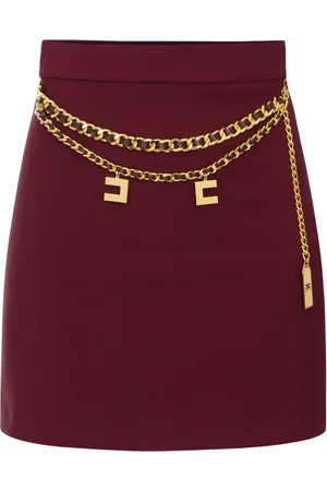 Elisabetta Franchi Falda corta con cadena