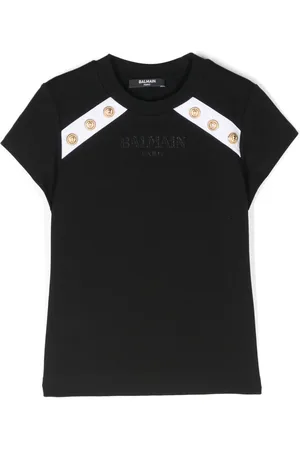 Balmain Playera con logo estampado