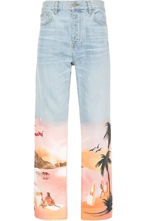 AMIRI Jeans con logo bordado