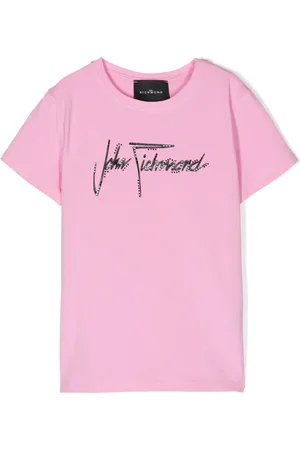 John Richmond Playera con logo estampado