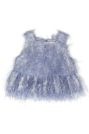 DOUUOD KIDS Top con detalle de flecos