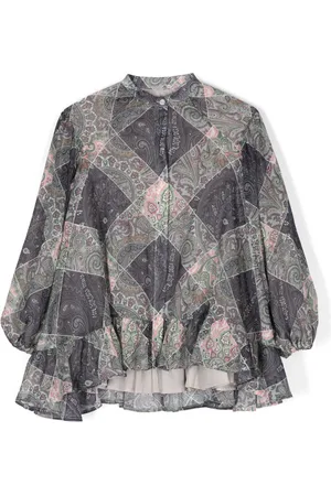 Etro Blusa con estampado de cachemira