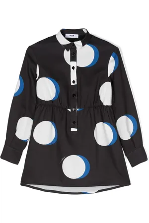 Msgm Vestido con estampado de lunares