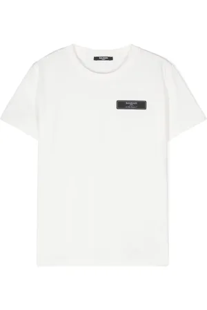 Balmain Playera con parche del logo