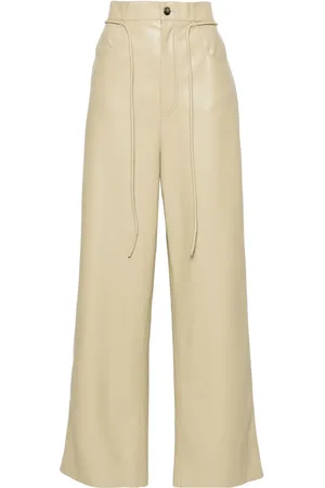 Nanushka Pantalones palazzo con tiro alto