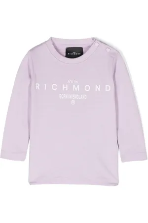 John Richmond Playera con logo estampado