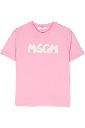 Msgm Playera con logo estampado