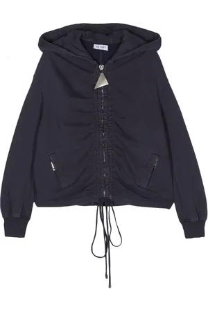 The Attico Hoodie con detalle fruncido