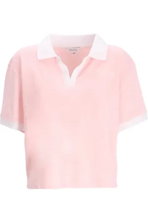 Sporty & Rich Playera tipo polo de tejido de rizo