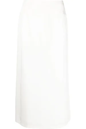 YOHJI YAMAMOTO Falda midi de cintura alta 2000