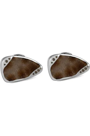 Tateossian Mancuernillas Drusy con diamante y ágata