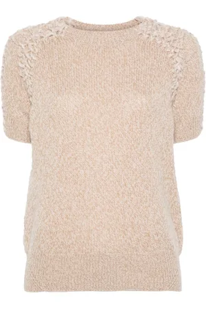 ERMANNO SCERVINO Top de tejido grueso