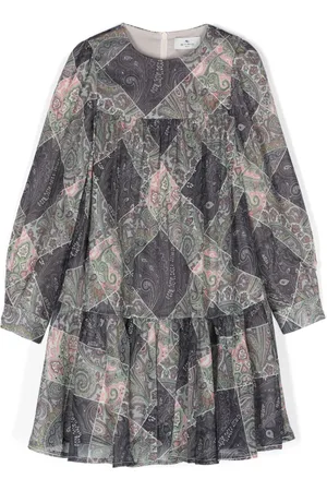 Etro Vestido con estampado de cachemira