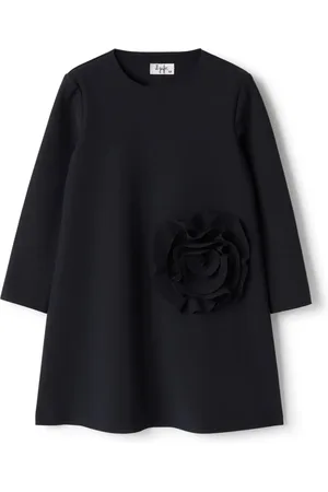 Il gufo Vestido con detalle floral