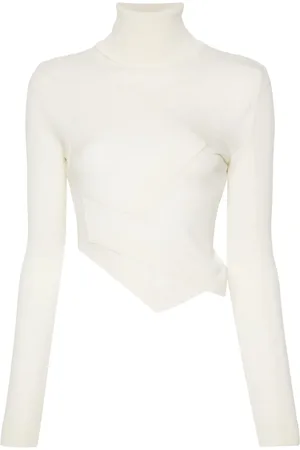 Maison Margiela Suéter con costura del logo