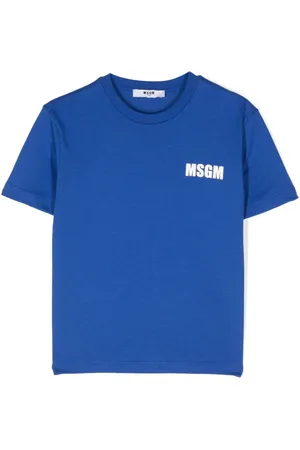 Msgm Playera con logo estampado