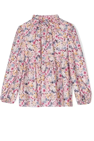 Il gufo Blusa con estampado floral