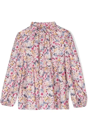 Il gufo Blusa con estampado floral