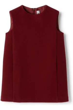 Il gufo Vestido acampanado con diseño de pliegues