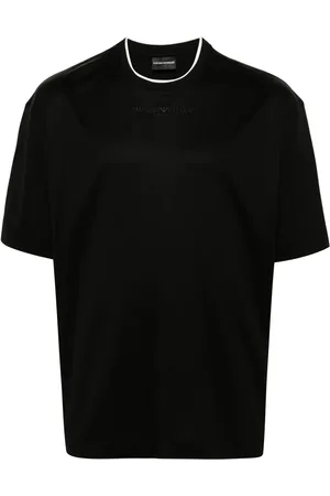 Emporio Armani Playera con logo bordado