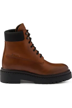 Prada Botines Leather and Re-Nylon