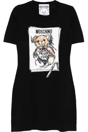 Moschino Vestido con motivo Teddy Bear