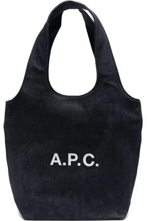 A.P.C. Tote con logo estampado