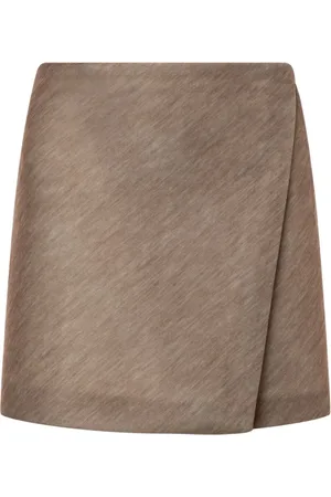 Serafini Falda corta con diseño asimétrico