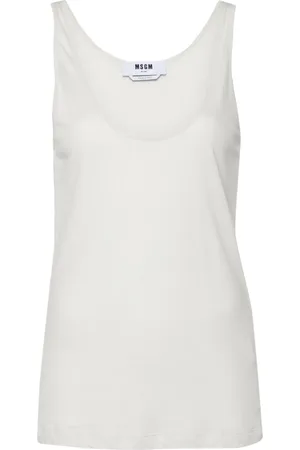 Msgm Camiseta con logo bordado