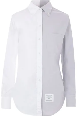 Thom Browne Camisa con diseño de dos tonos