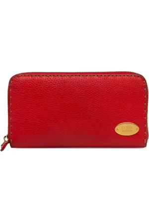 Fendi Cartera Leather Selleria Zip Around Wallet 2000-2010