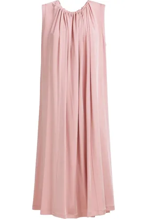 Marni Vestido recto midi con diseño drapeado