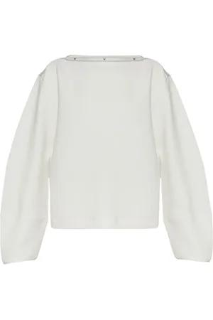 Emporio Armani Sudadera con franja del logo y cuello barco
