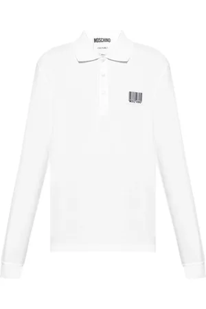 Moschino Playera tipo polo con código de barras
