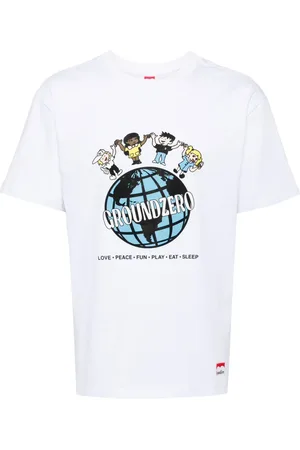 Ground Zero Playera con estampado gráfico