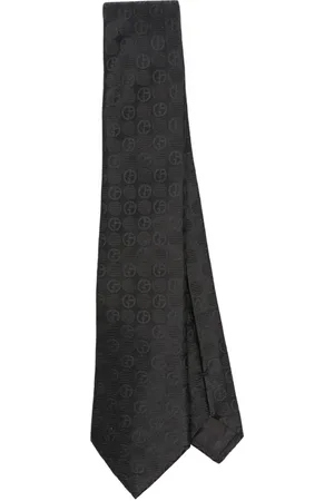 Giorgio Armani Corbata con logo en jacquard