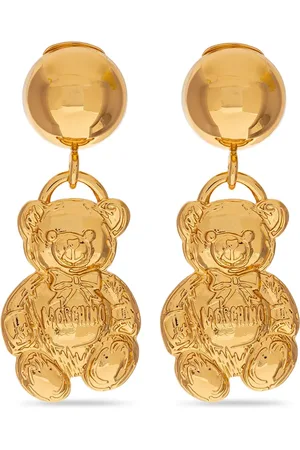 Moschino Aretes con motivo Teddy Bear