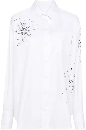 Des Phemmes Camisa con detalles de cristal