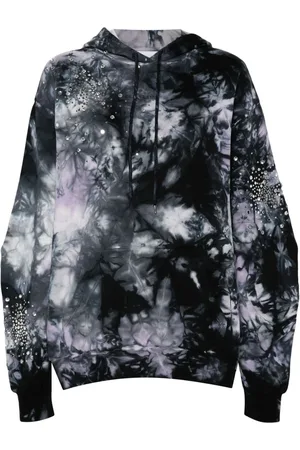 Des Phemmes Hoodie con motivo tie-dye