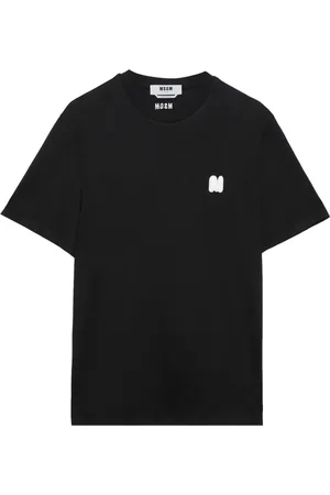 Msgm Playera con aplique del logo