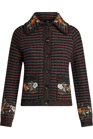 Etro Chamarra con bordado floral