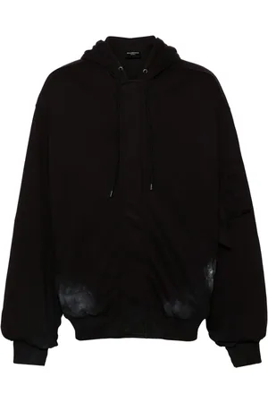 Balenciaga Chamarra capitonada con logo estampado