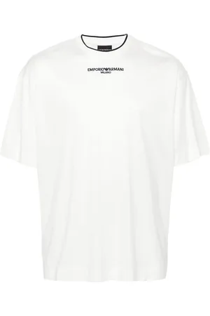 Emporio Armani Playera con logo bordado
