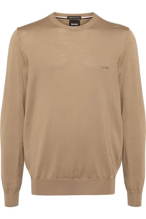 HUGO BOSS Suéter con logo bordado