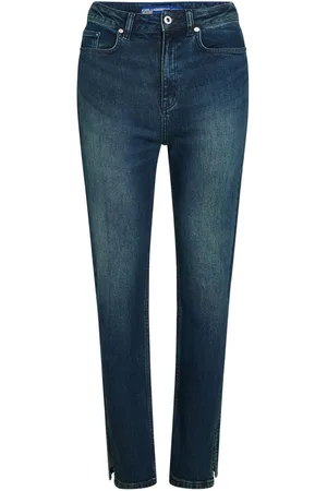 Karl Lagerfeld Jeans con abertura en el dobladillo