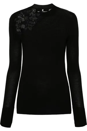 ERMANNO SCERVINO Suéter con encaje floral